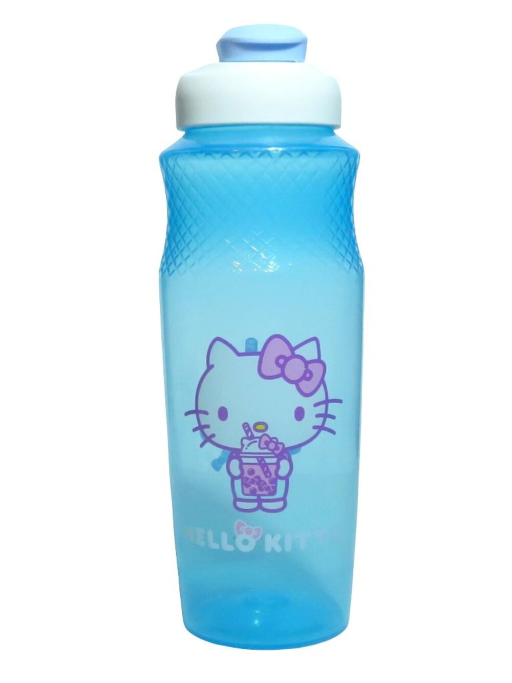 Zak Designs Sanrio Hello Kitty Bubble Tea 30oz. Blue Plastic Water Bottle